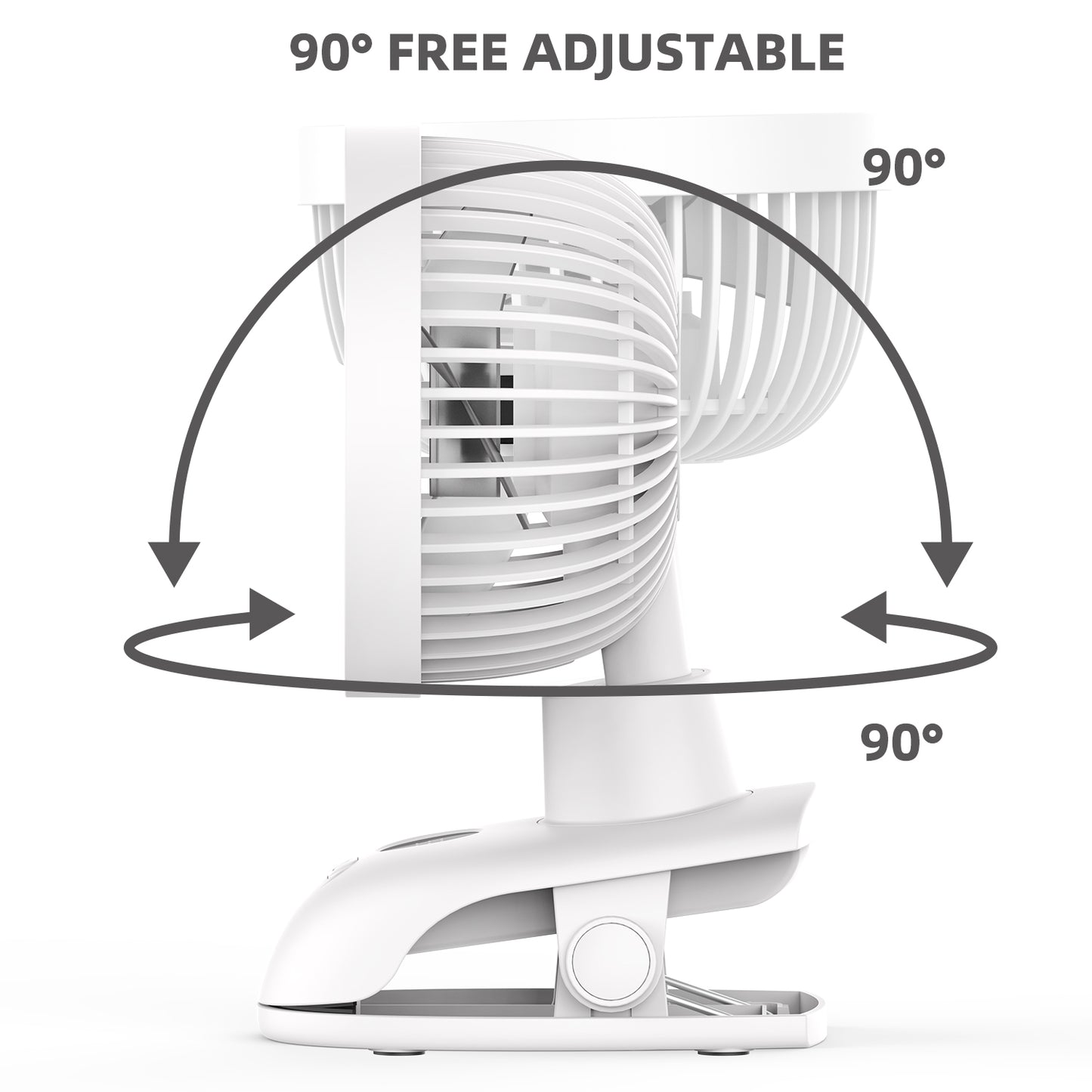 Brigii Portable Clip on Fan-PF01 white