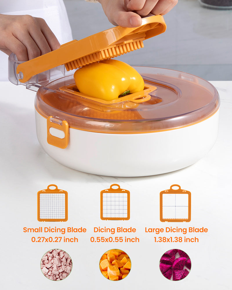 Brigii Vegetable Chopper with 13 Kitchen Gadgets - VC04