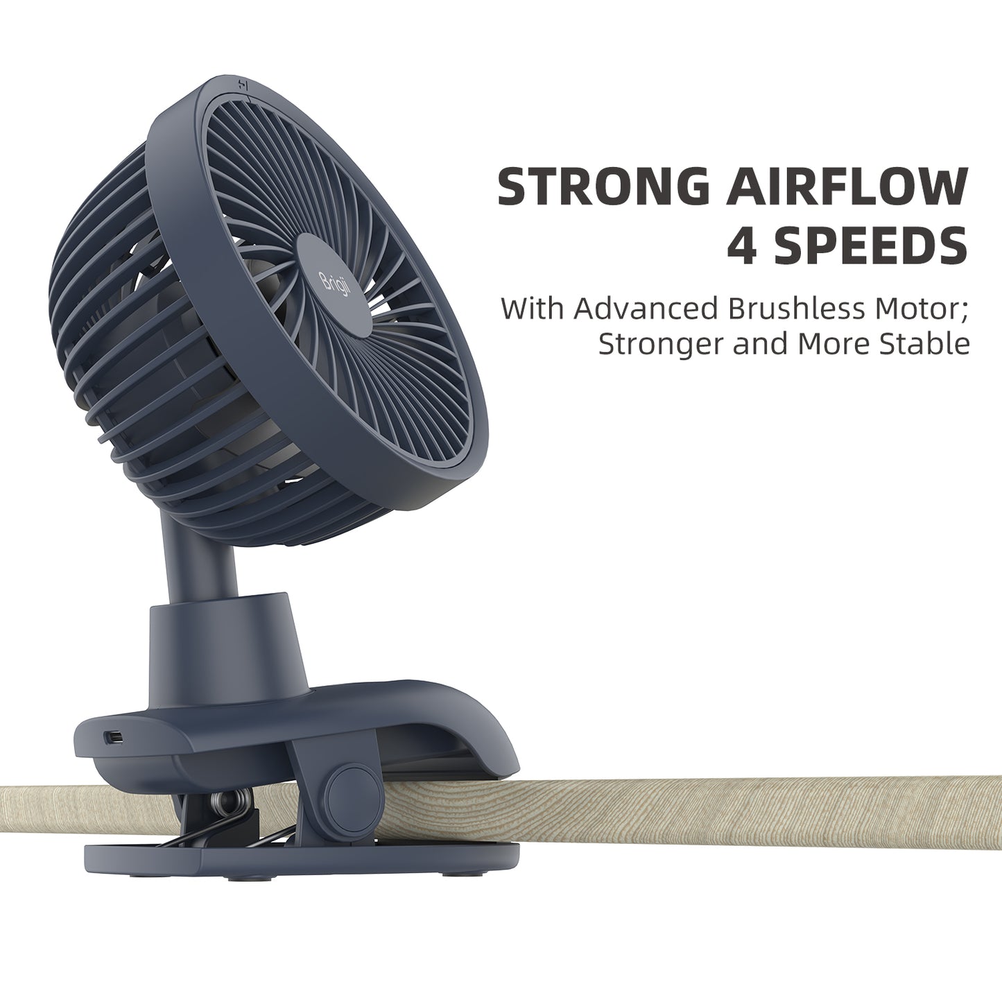 Brigii Portable Clip on Fan-PF01(blue)