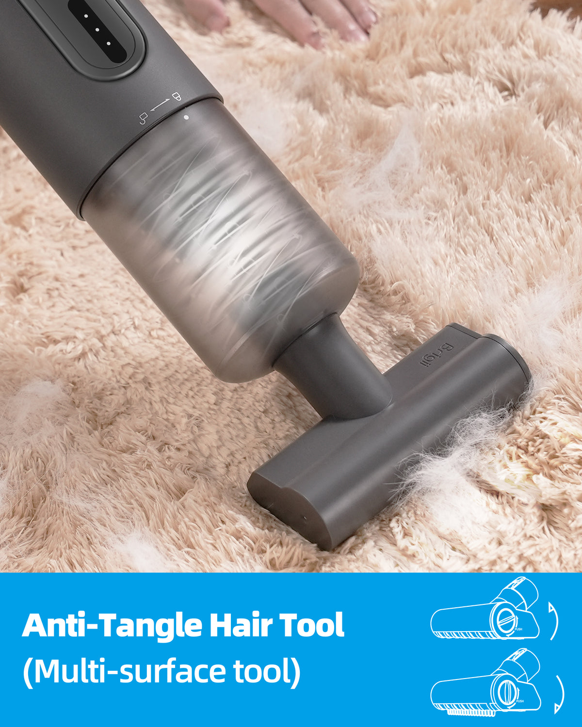 Brigii High Speed Handheld Vacuum H5 gray (Standard Ver.)
