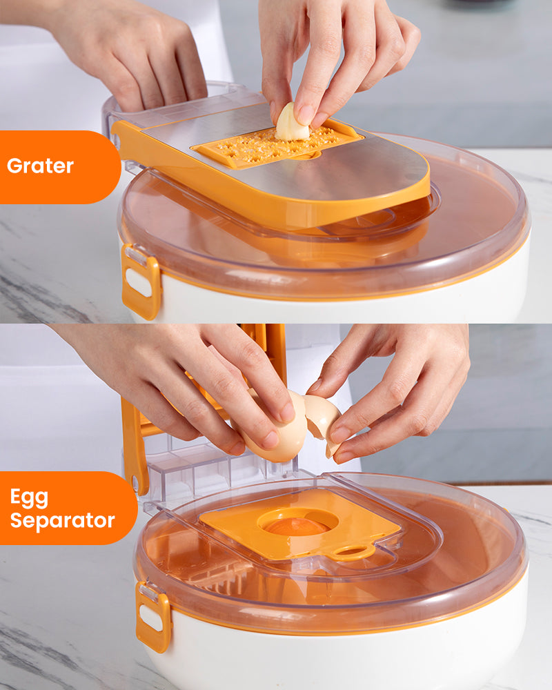 Brigii Vegetable Chopper with 13 Kitchen Gadgets - VC04