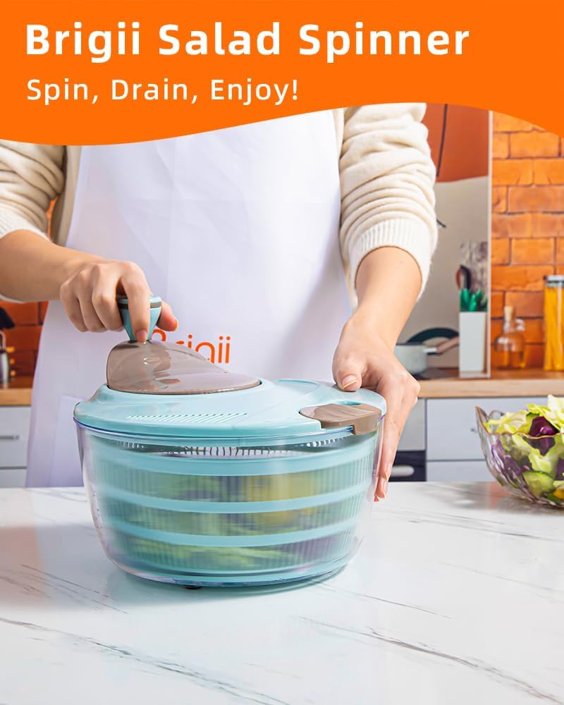 Brigii Salad Spinner, 4.24 Quart - SS06