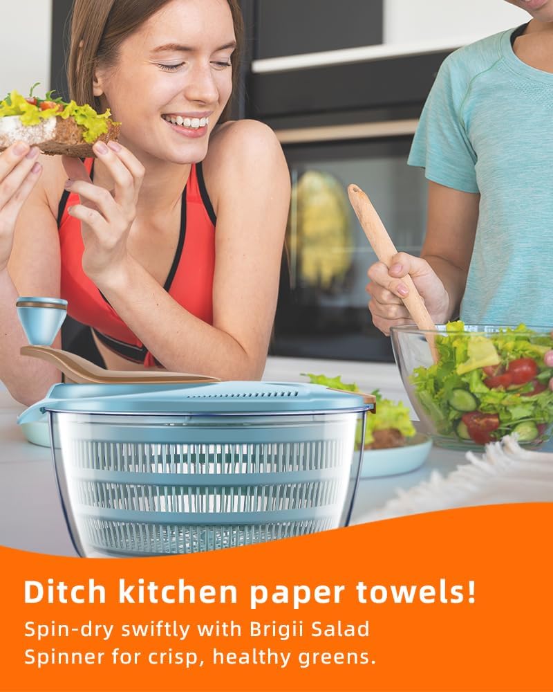 Brigii Salad Spinner, 4.24 Quart - SS06