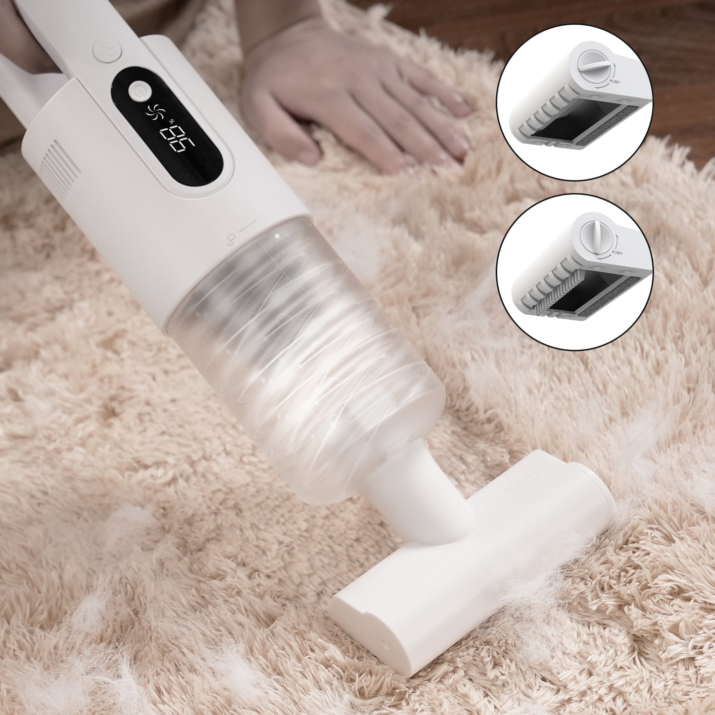 Brigii High Speed Handheld Vacuum H5 White