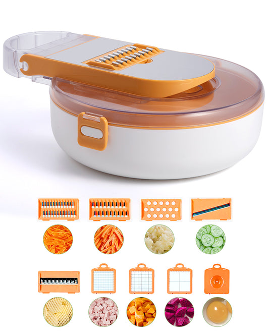 Brigii Vegetable Chopper with 13 Kitchen Gadgets - VC04