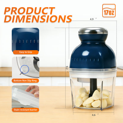 Brigii Electric Garlic Mincer & Onion Chopper - GP01