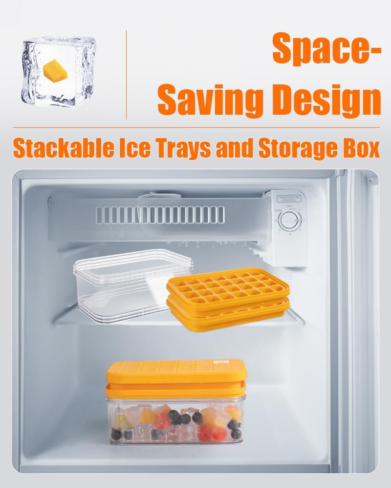 Brigii Ice Cube Tray with Lid&Bin- IC01