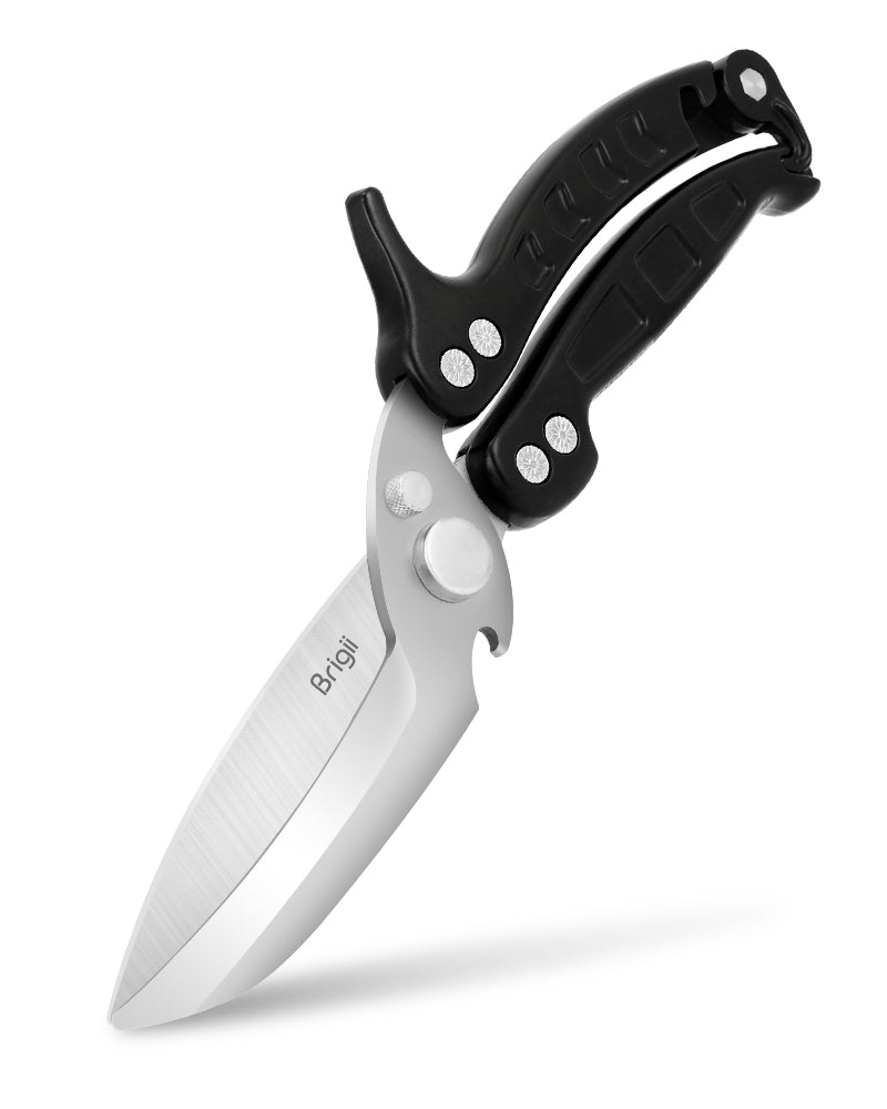 Brigii Kitchen Shear, Stainless Steel Heavy Duty Poultry Shears -  KS01