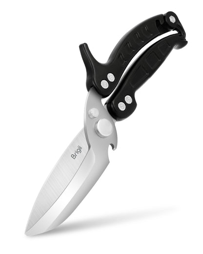 Brigii Kitchen Shear, Stainless Steel Heavy Duty Poultry Shears -  KS01