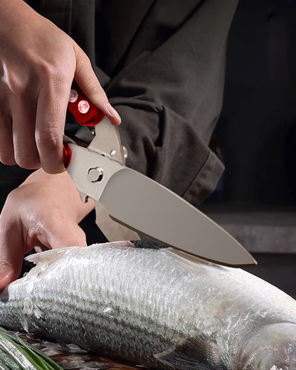 Brigii Kitchen Shear, Stainless Steel Heavy Duty Poultry Shears -  KS01