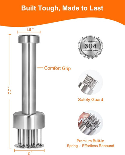 Brigii Meat Tenderizer Tool, 304 Stainless Steel - MTD01